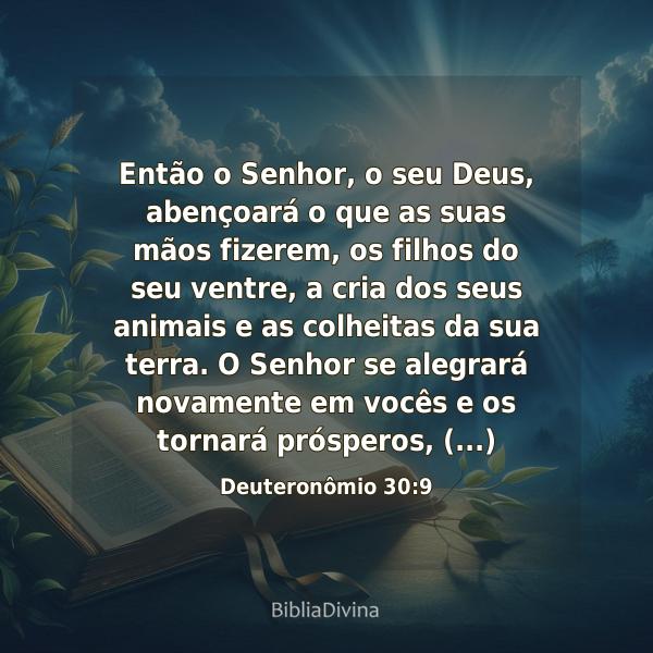 Deuteronômio 30:9