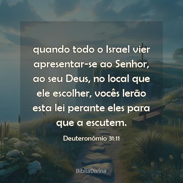 Deuteronômio 31:11