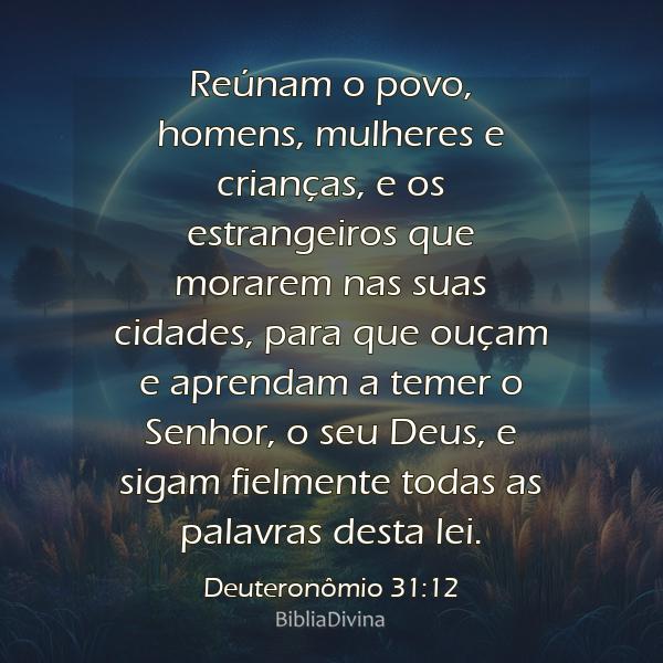 Deuteronômio 31:12