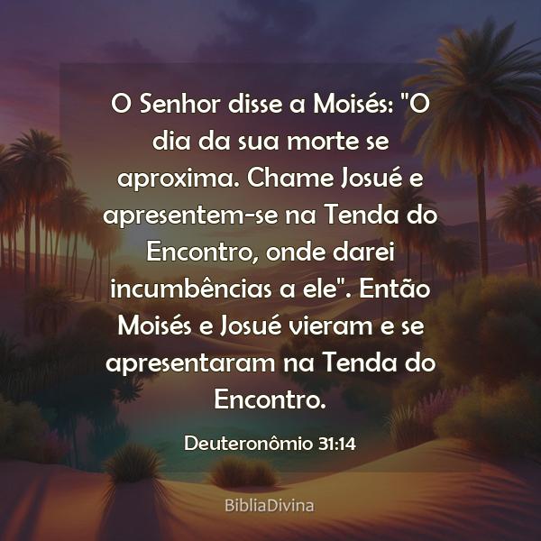 Deuteronômio 31:14