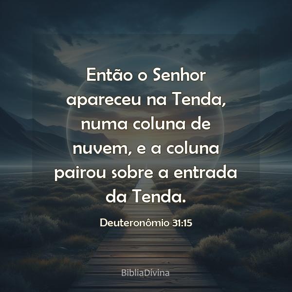 Deuteronômio 31:15