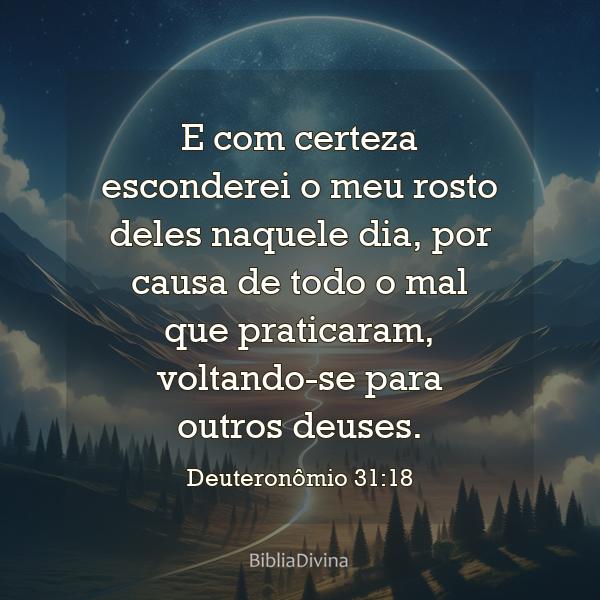 Deuteronômio 31:18