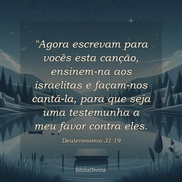 Deuteronômio 31:19