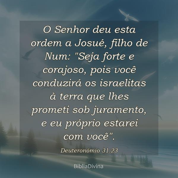 Deuteronômio 31:23