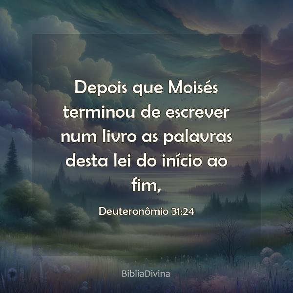 Deuteronômio 31:24