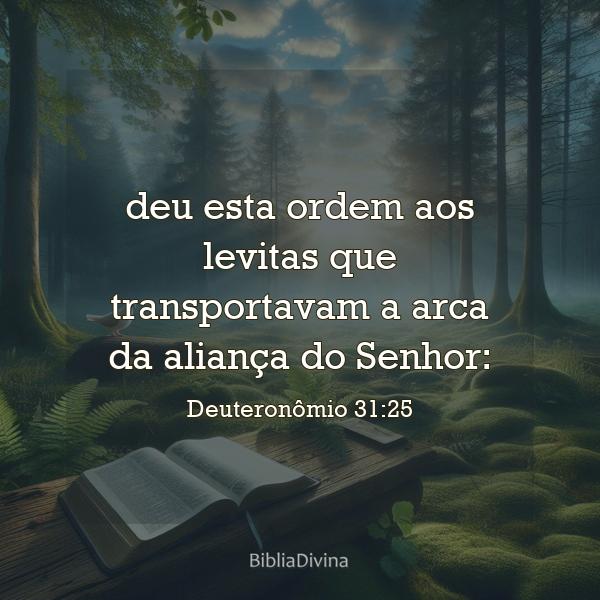 Deuteronômio 31:25