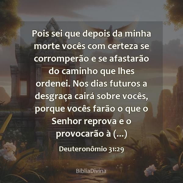 Deuteronômio 31:29