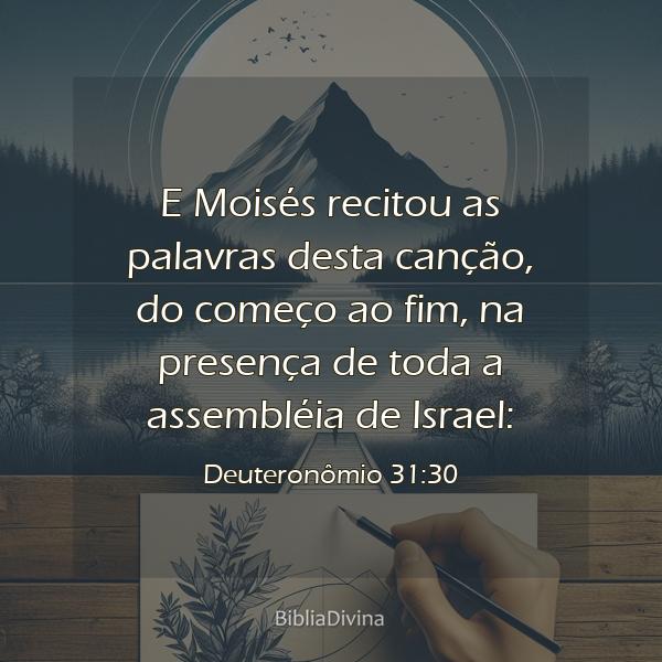 Deuteronômio 31:30