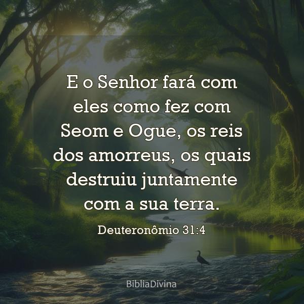 Deuteronômio 31:4