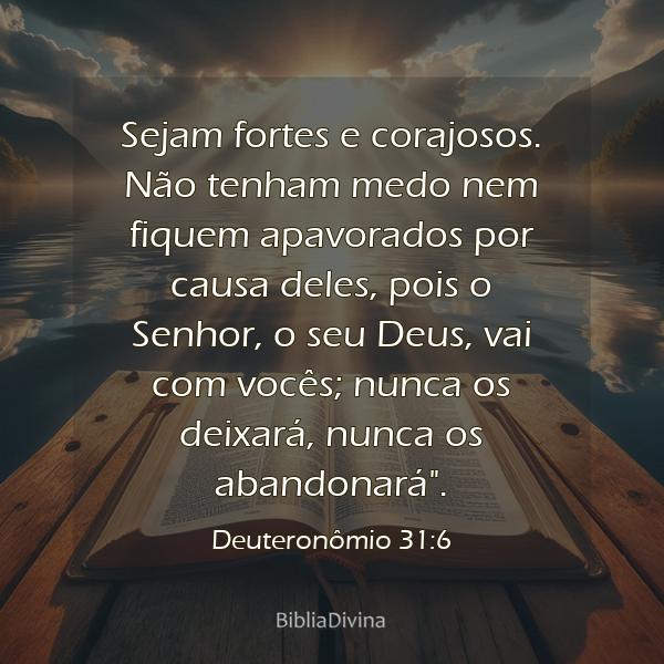 Deuteronômio 31:6