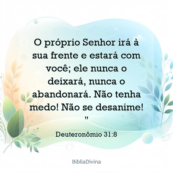 Deuteronômio 31:8