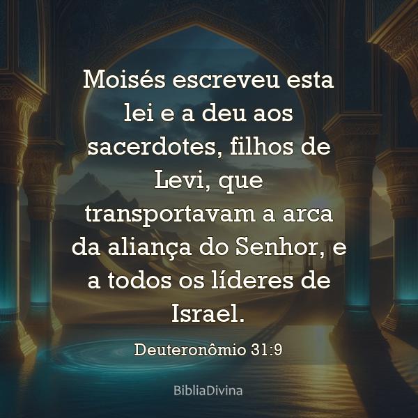 Deuteronômio 31:9