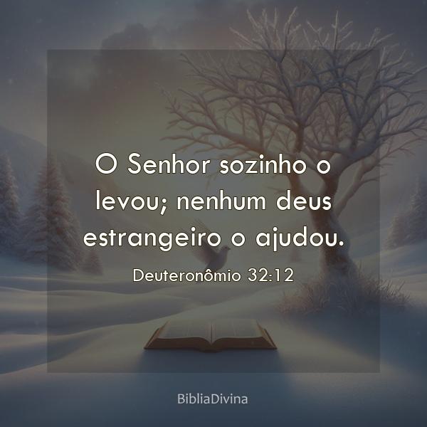 Deuteronômio 32:12