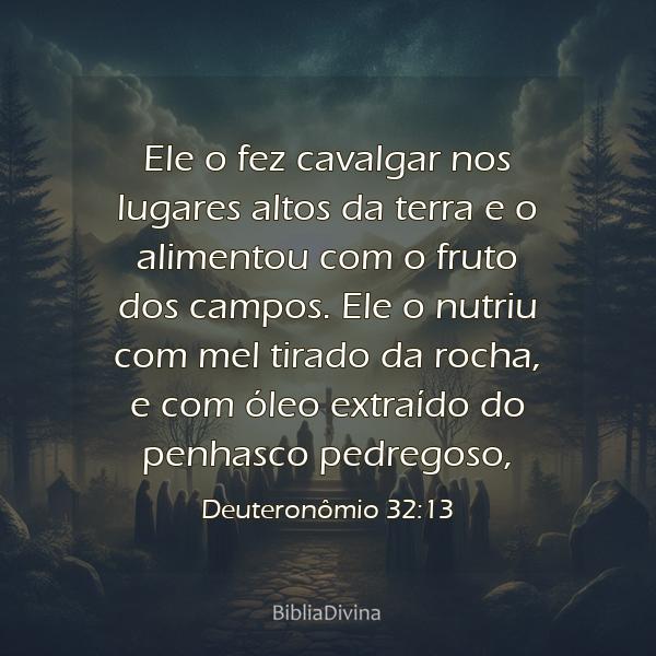 Deuteronômio 32:13