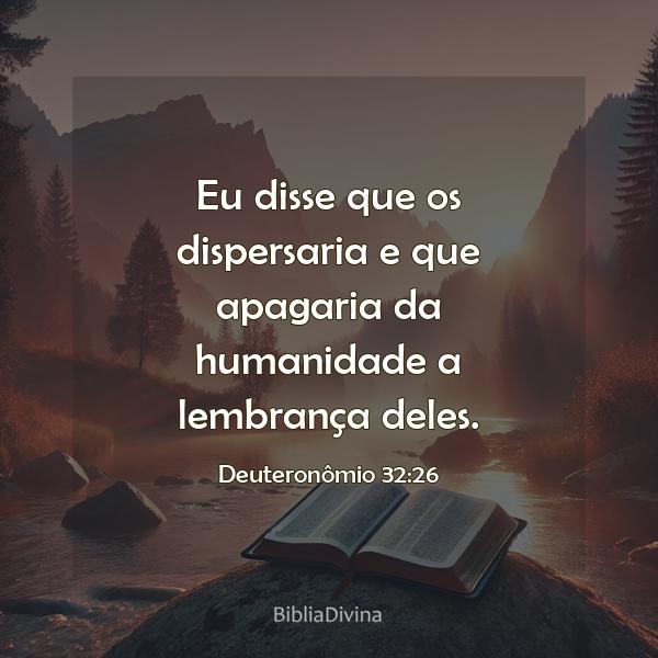 Deuteronômio 32:26