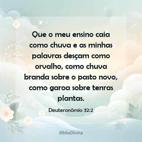 Deuteronômio 32:2