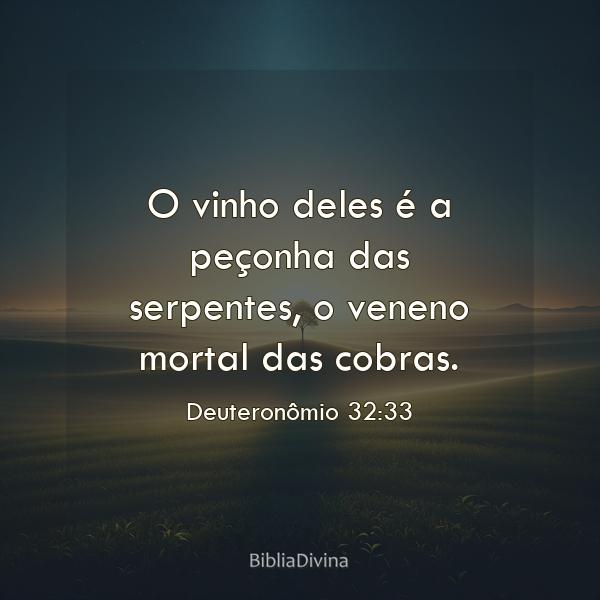 Deuteronômio 32:33