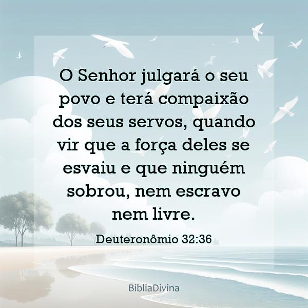 Deuteronômio 32:36