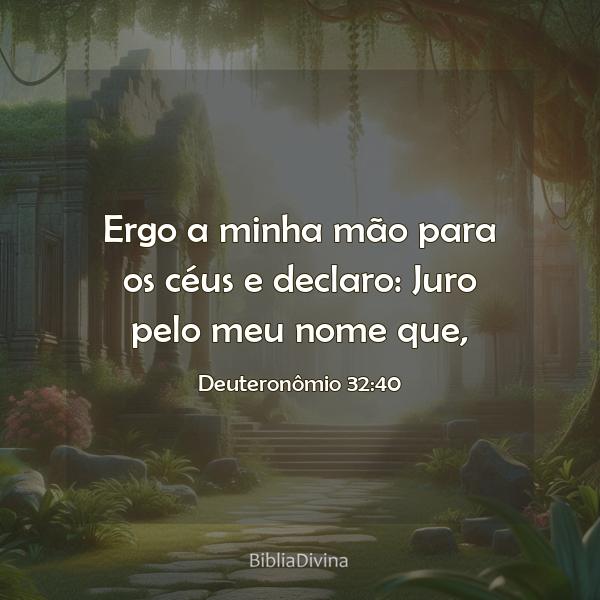 Deuteronômio 32:40