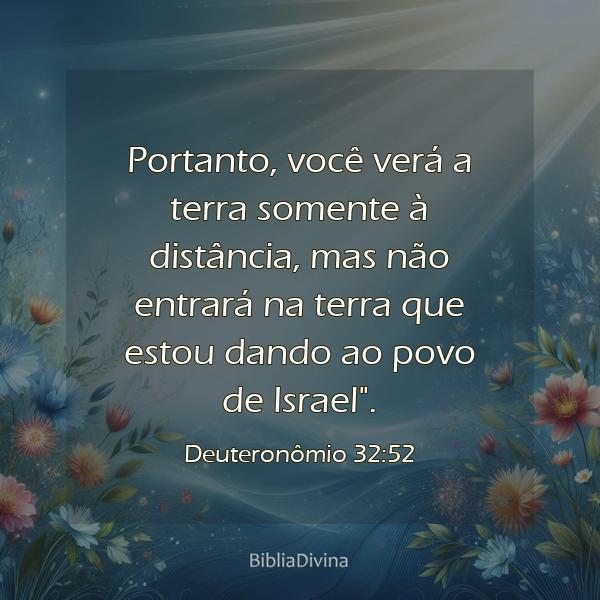 Deuteronômio 32:52