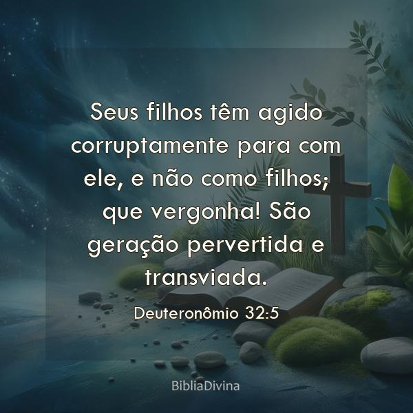 Deuteronômio 32:5