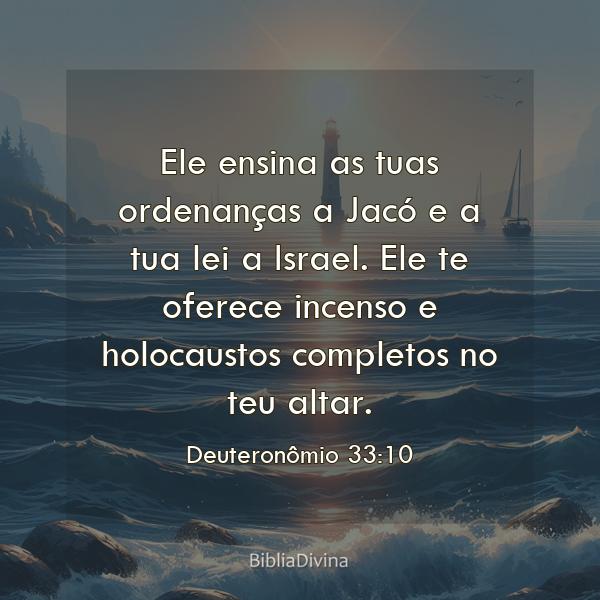 Deuteronômio 33:10