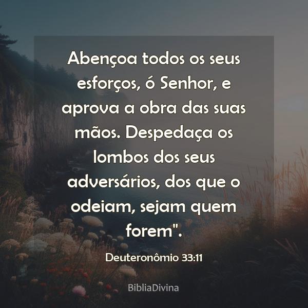 Deuteronômio 33:11