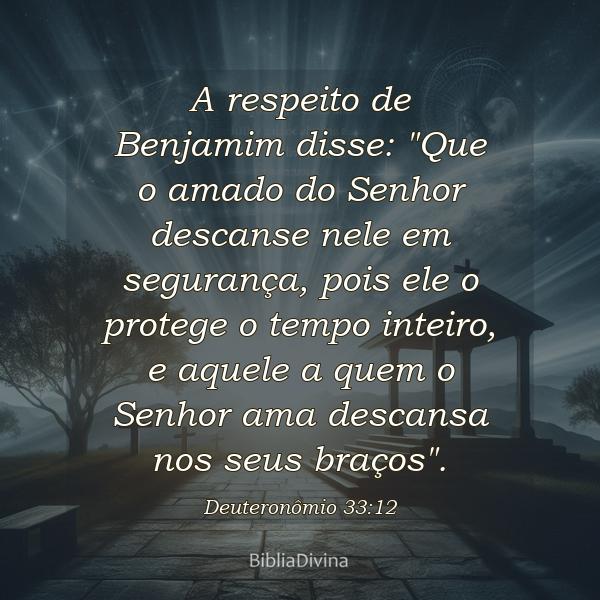 Deuteronômio 33:12