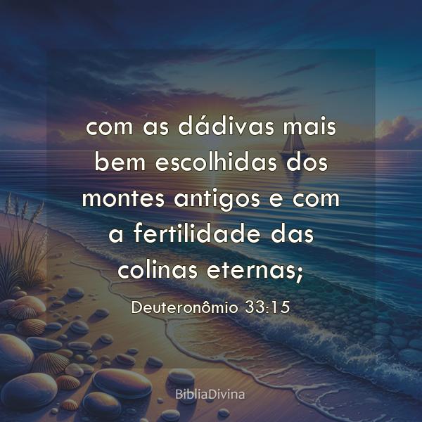 Deuteronômio 33:15