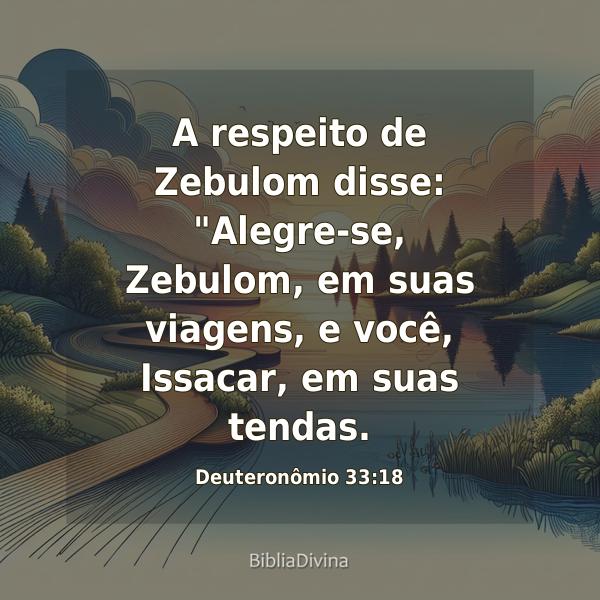 Deuteronômio 33:18