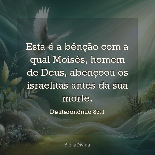 Deuteronômio 33:1