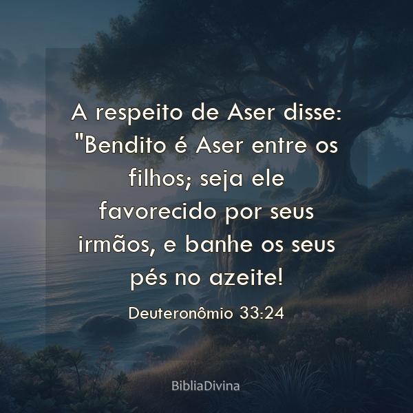 Deuteronômio 33:24