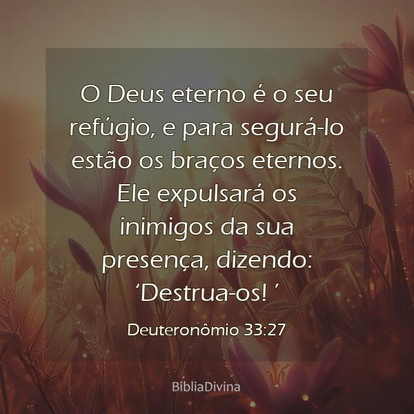 Deuteronômio 33:27