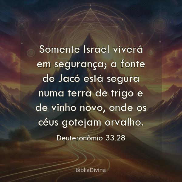 Deuteronômio 33:28