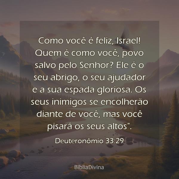 Deuteronômio 33:29