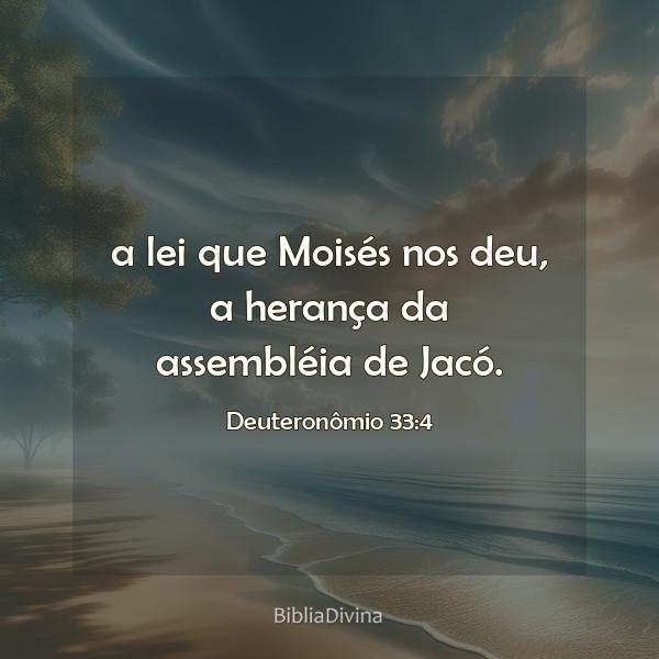 Deuteronômio 33:4