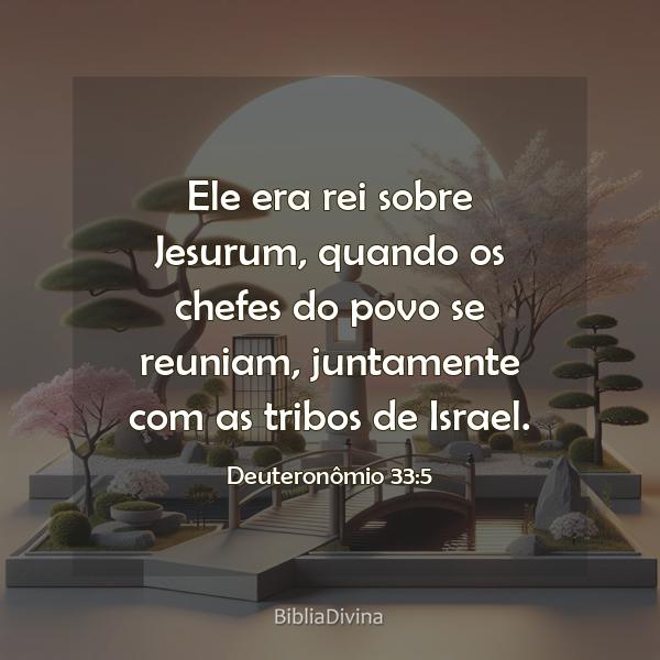 Deuteronômio 33:5