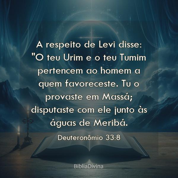 Deuteronômio 33:8