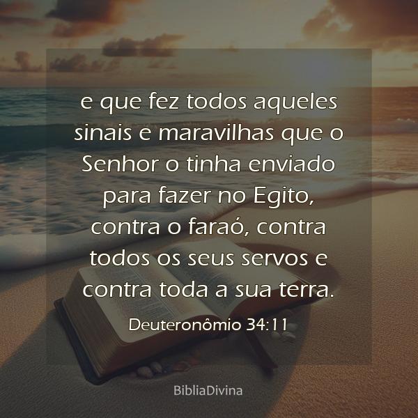 Deuteronômio 34:11