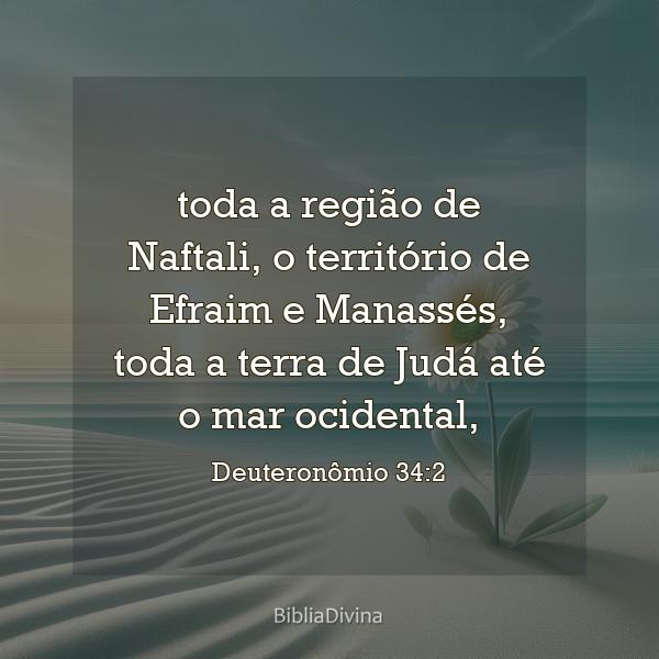 Deuteronômio 34:2