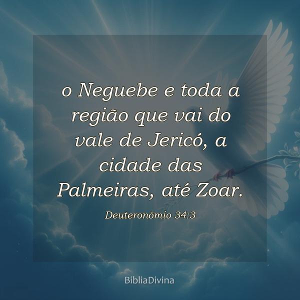 Deuteronômio 34:3