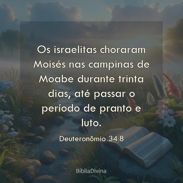 Deuteronômio 34:8