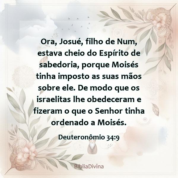 Deuteronômio 34:9