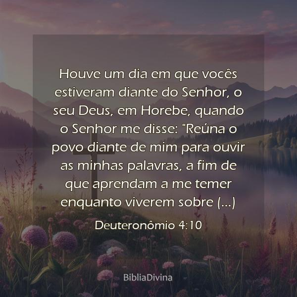 Deuteronômio 4:10