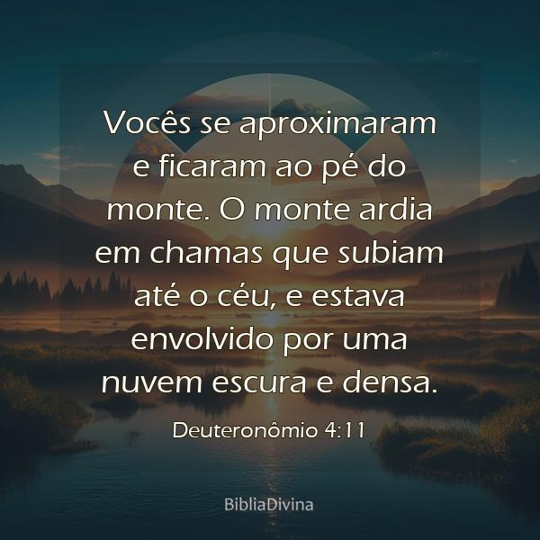 Deuteronômio 4:11