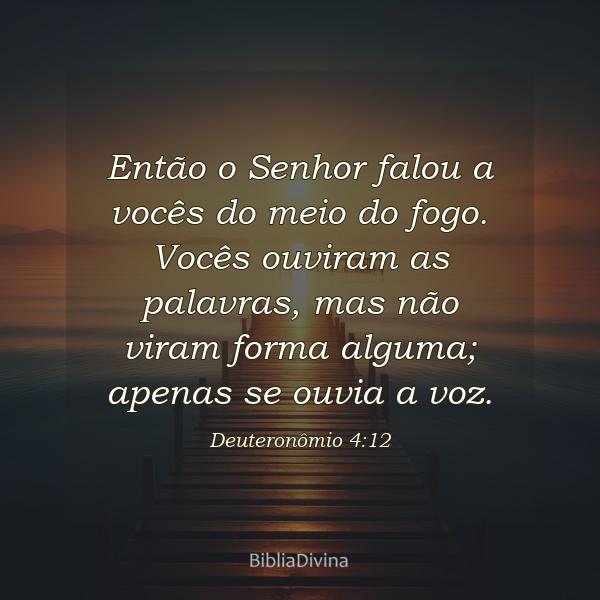 Deuteronômio 4:12