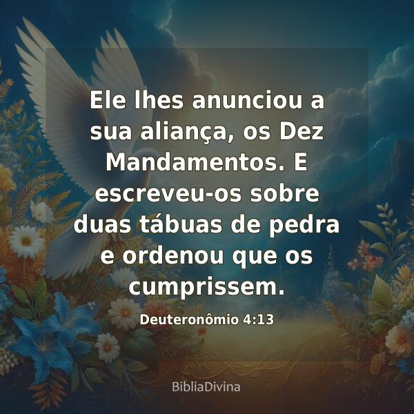 Deuteronômio 4:13