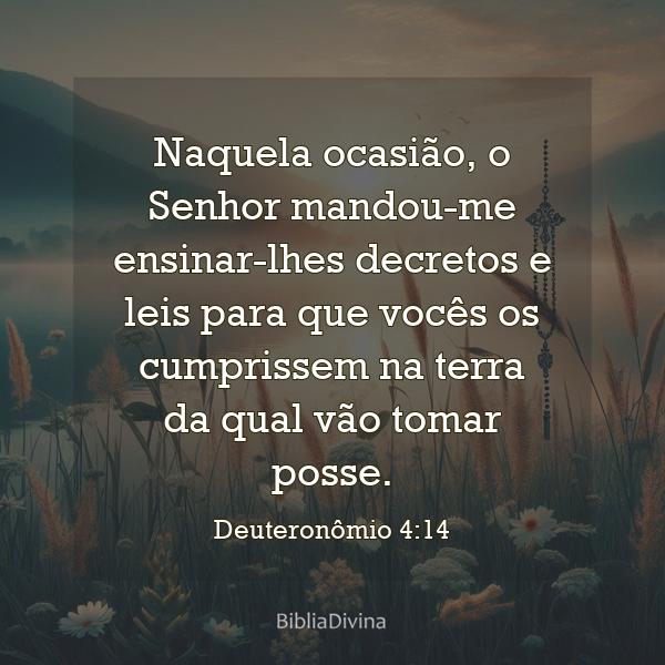 Deuteronômio 4:14