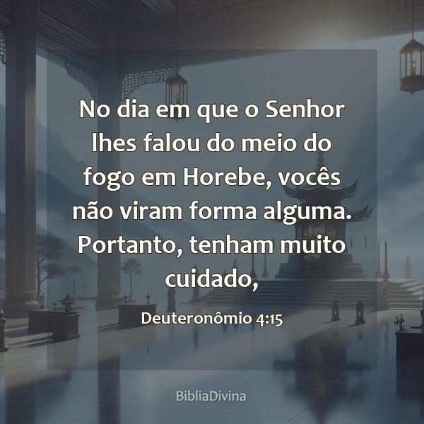 Deuteronômio 4:15