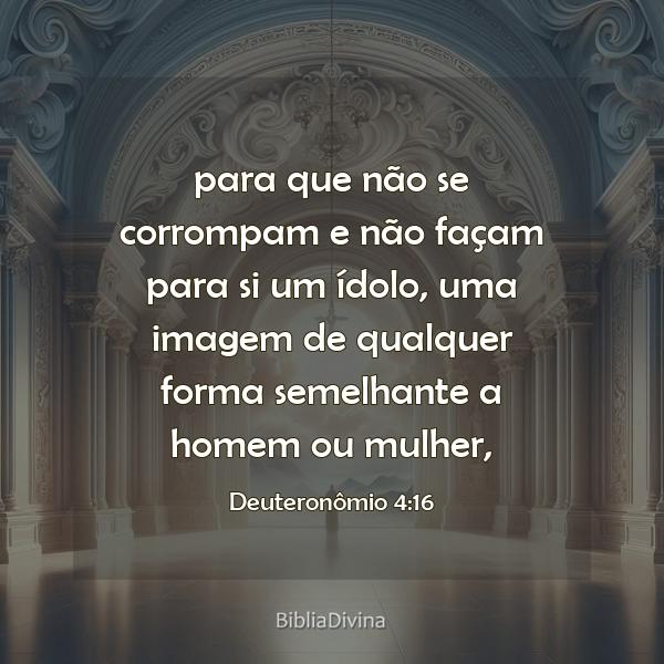 Deuteronômio 4:16